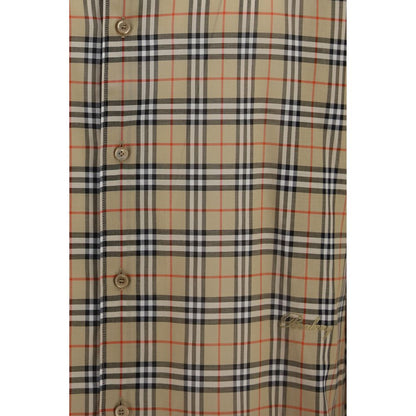 Burberry Beige Cotton Pattern Shirt