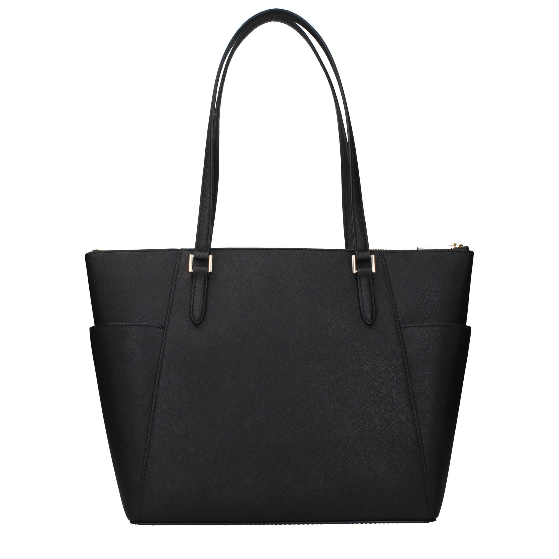 Shoulder Bag by Michael Kors for women in leather black features an effortlessly chic silhouette with a secure , ample , and versatile shoulder-strap for effortlessly chic everyday luxury.