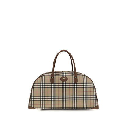 Travel Shoulder Bag by Burberry for men in cotton polyurethane pu leather beige & signature features a effortless sophistication silhouette, secured by a with ample and versatile for a effortless sophistication finish.