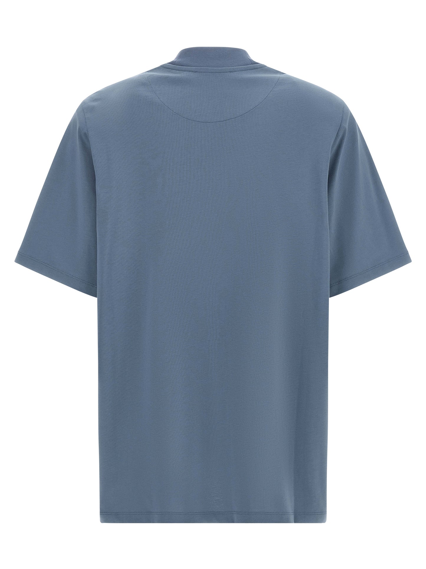 T-Shirt by The Attico for women in cotton blue features an on trend silhouette, perfectly showcasing a on trend and mock neckline for an elevated aesthetic.