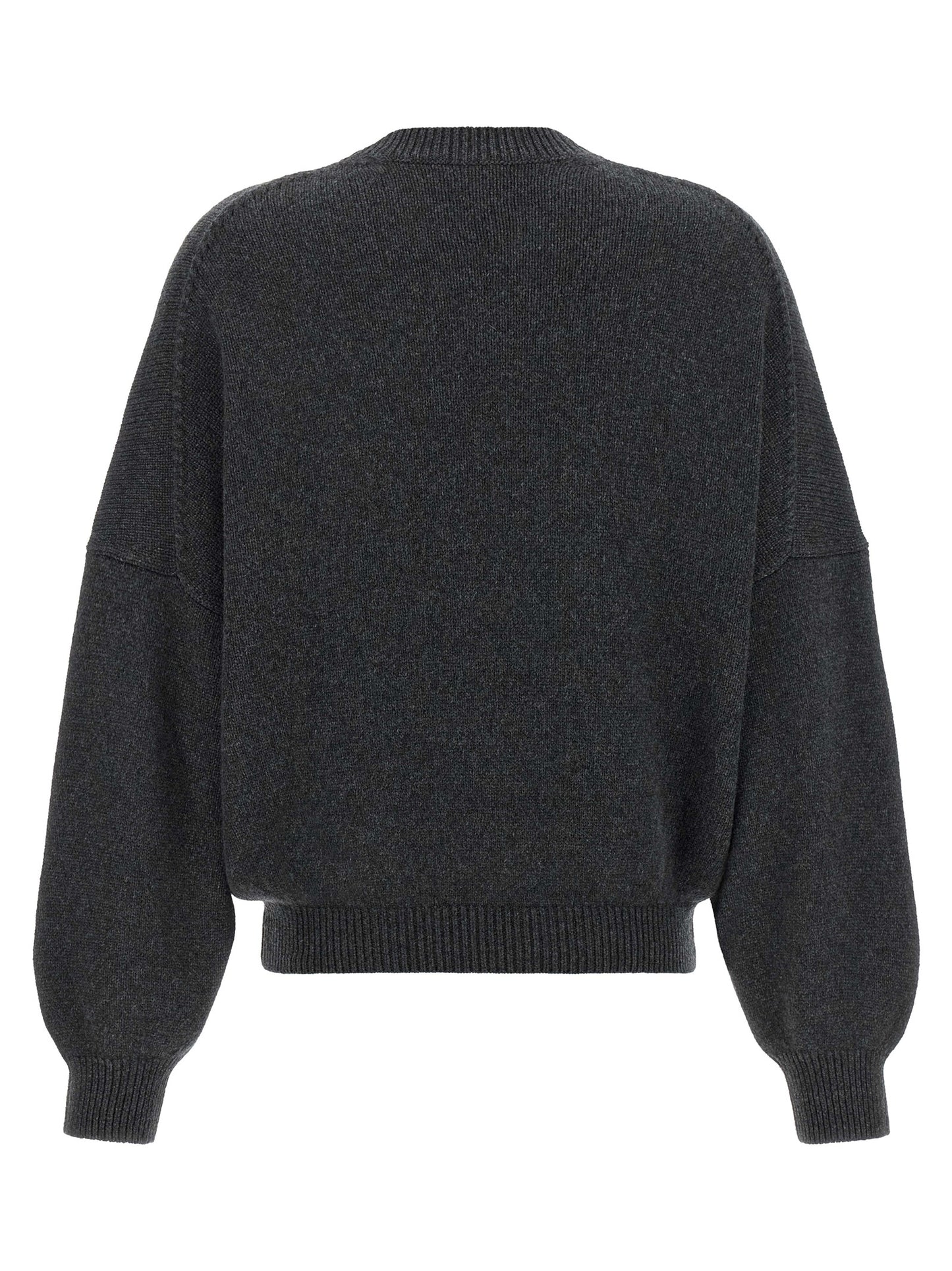 Cardigan by Khaite for women in cashmere gray features an crisp silhouette, showcasing a sophisticated and detail for a truly crisp finish.