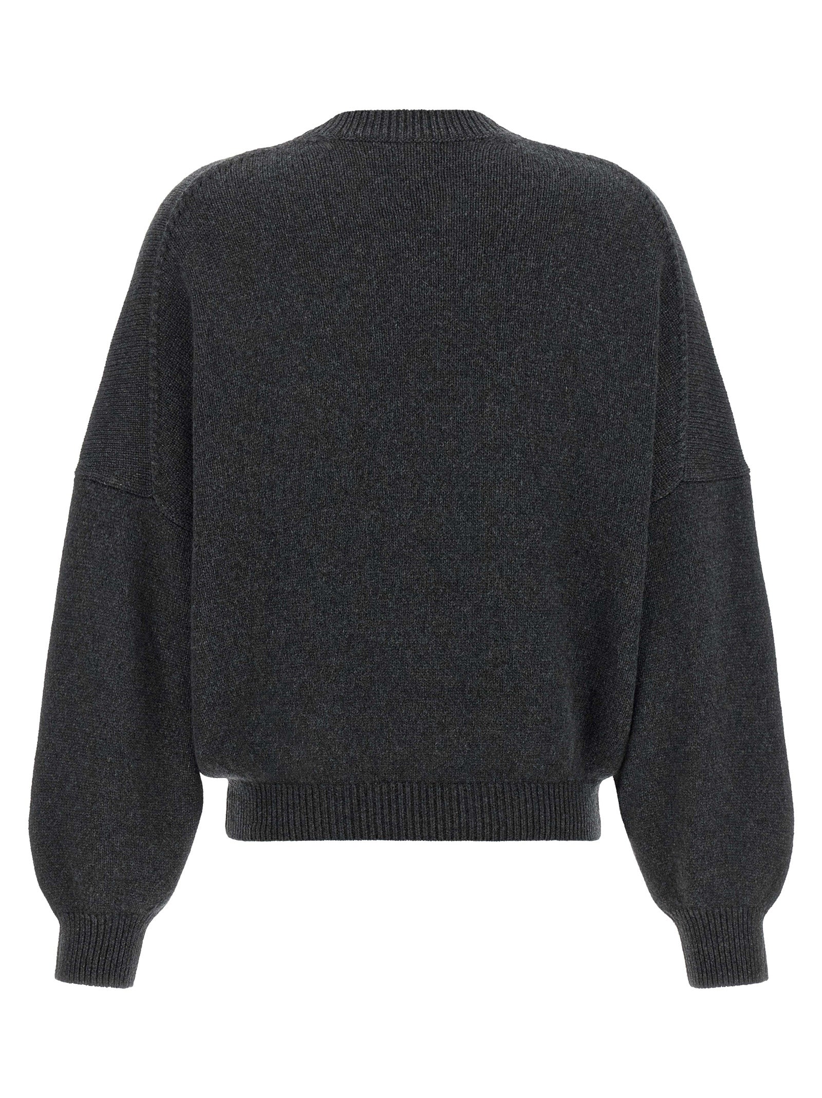 Cardigan by Khaite for women in cashmere gray features an crisp silhouette, showcasing a sophisticated and detail for a truly crisp finish.