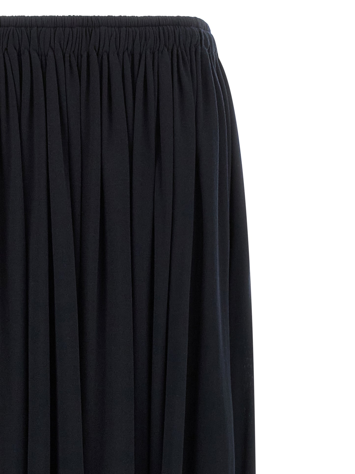 Skirt by Max Mara for women in silk & lyocell blue features a sublime silhouette, showcasing the sublime design of the Women's Flared Silk & Lyocell Mini Skirt in a sophisticated mini.