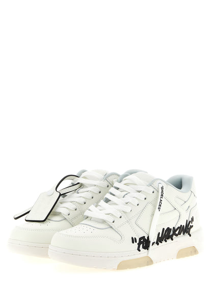 Athletic Sneakers Off-White women calfskin leather & polyester bicolour, black, white, patterned & signature featuring a avant-garde Women's Athletic Calfskin Leather & Polyester Sneakers design with a avant-garde athletic style for a refined finish.