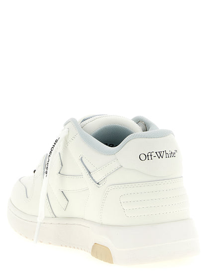 Athletic Sneakers by Off-White for women in calfskin leather & polyester bicolour, black, white, patterned & signature features an exquisite silhouette, showcasing the premium athletic style of the Women's Athletic Calfskin Leather & Polyester Sneakers with an exquisite finish.