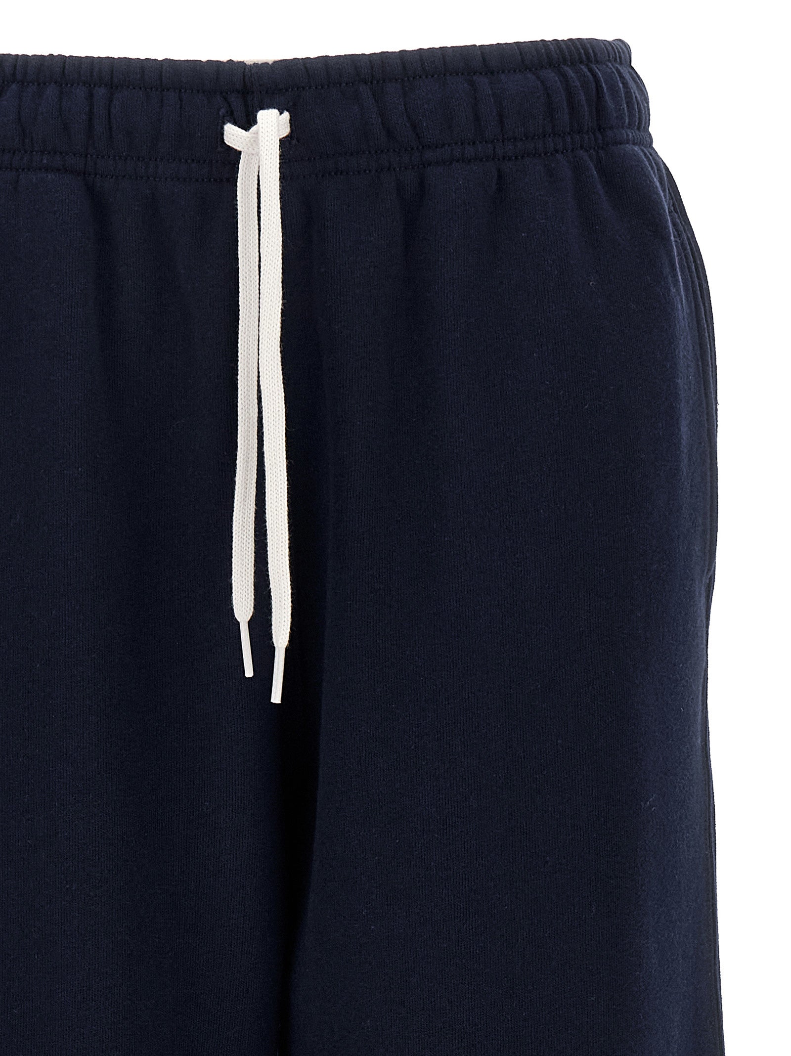 Joggers by Polo Ralph Lauren for women in cotton polyester blue, red & white presents a refined pantology silhouette, artfully defined by a refined pantology tapered-leg & relaxed-fit, long, and a sophisticated .