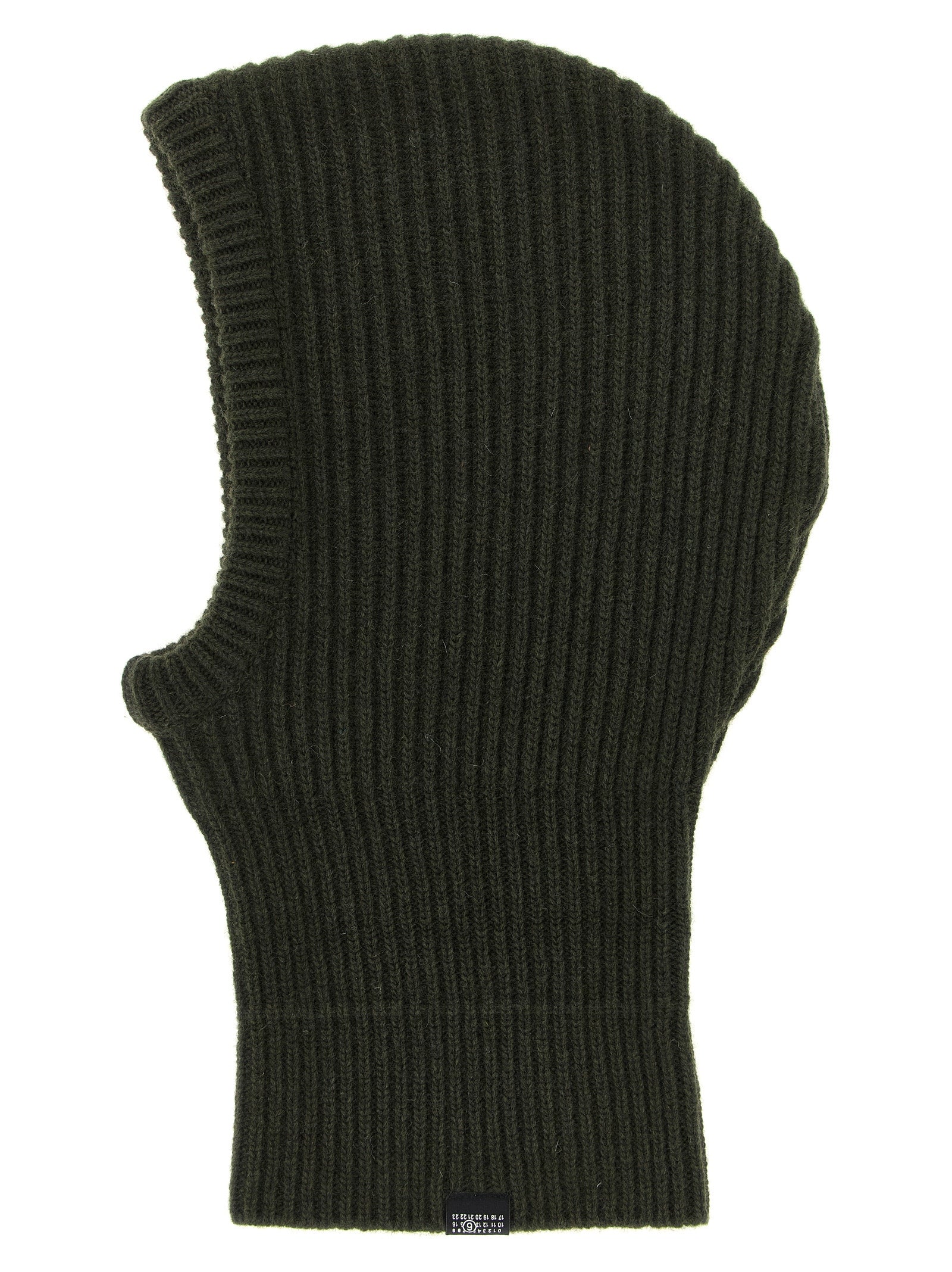 Hat by MM6 Maison Margiela for women in polyamide wool bicolour, black, green & signature features an exquisite silhouette, showcasing the exquisite craftsmanship of this Polyamide Wool Hat.