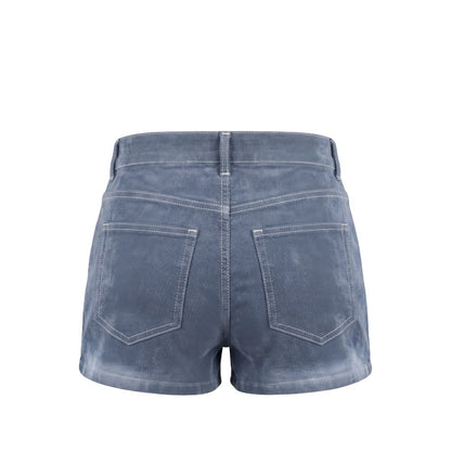 Mr&Mrs Italy Blue Cotton Women Shorts