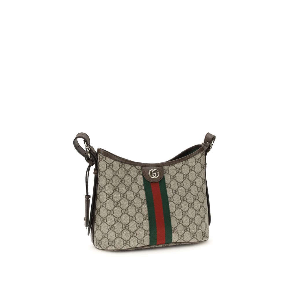 Small Shoulder Handbag by Gucci for women in leather beige, gold & signature features an refined silhouette, showcasing a secure magnetic, ample , and versatile shoulder-strap & adjustable-strap for a sophisticated refined aesthetic.