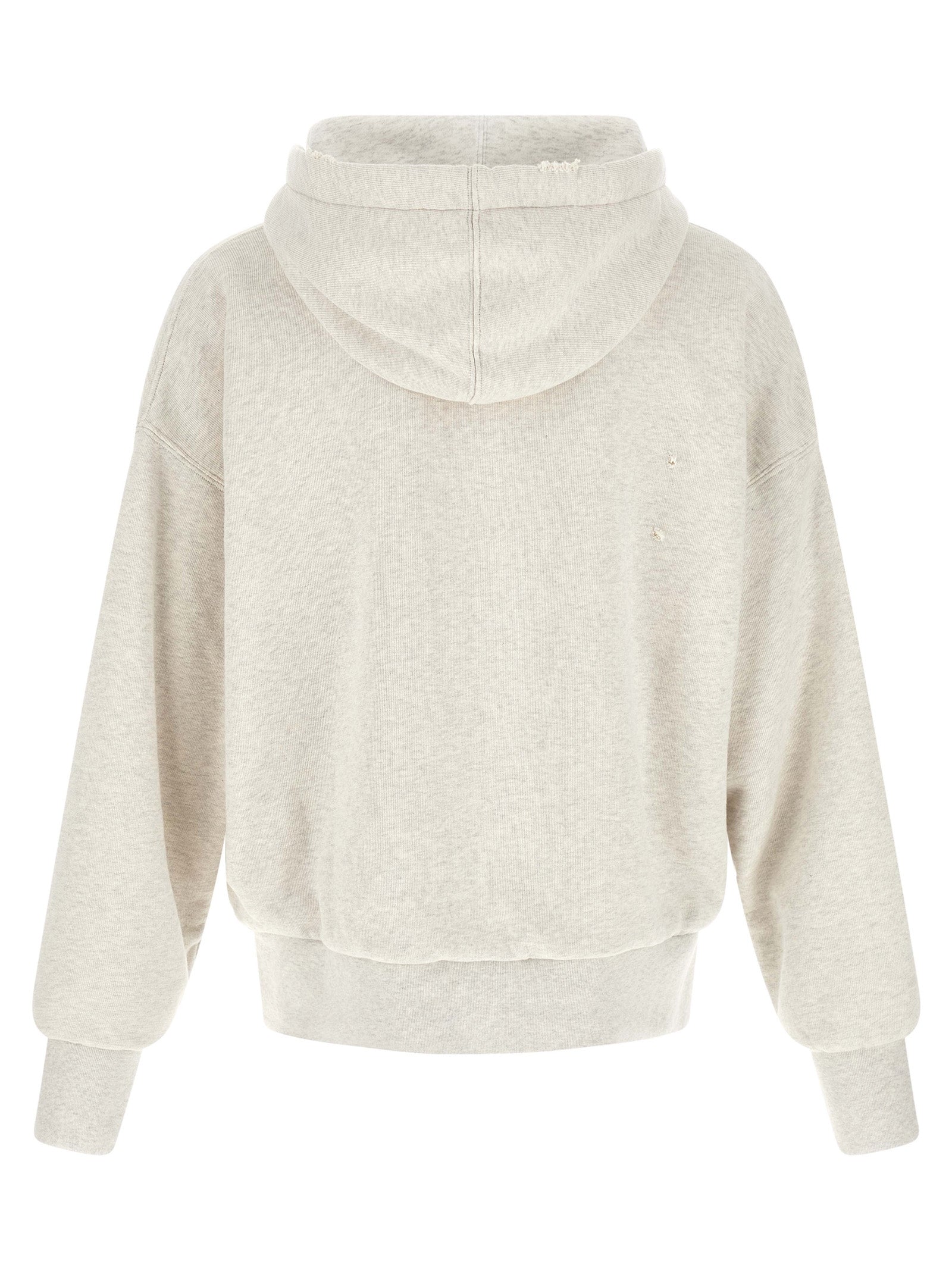 Sweatshirt Hoodie by Golden Goose for men in cotton gray, light-grey & signature showcases a city-ready silhouette, artfully detailed with a signature hooded neckline and for a city-ready finish.