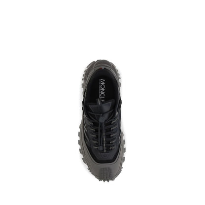 Athletic Sneakers by Moncler for men in bos taurus calf leather gray & signature presents a sleek silhouette, perfectly capturing the athletic style essence of Men's Athletic Bos Taurus Calf Leather Sneakers with its sleek design and premium finish.