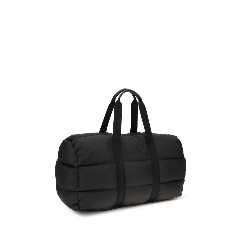 Travel Shoulder Bag by Moncler for men in polyester black & signature features a enviable silhouette, showcasing a secure zipper, ample , and enviable shoulder-strap, adjustable-strap, detachable-strap & handle for a enviable finish.