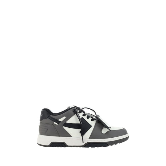Athletic Sneakers by Off-White for men in polyester & bos taurus calf leather multicolor, white & signature presents a sleek silhouette, perfectly capturing the tennis style essence of Men's Tennis Polyester & Bos Taurus Calf Leather Athletic Sneakers with its sleek design and premium finish.