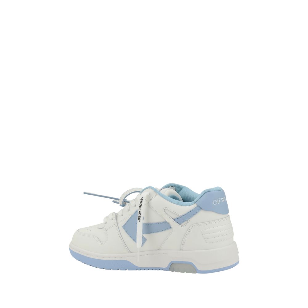Athletic Sneakers by Off-White for men in polyester & bos taurus calf leather white & signature presents a sleek silhouette, perfectly capturing the athletic style essence of Men's Athletic Polyester & Bos Taurus Calf Leather Sneakers with its sleek design and premium finish.