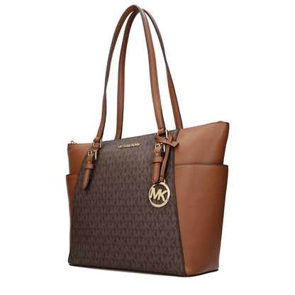 Michael Kors Leather Shoulder Bag - Brown