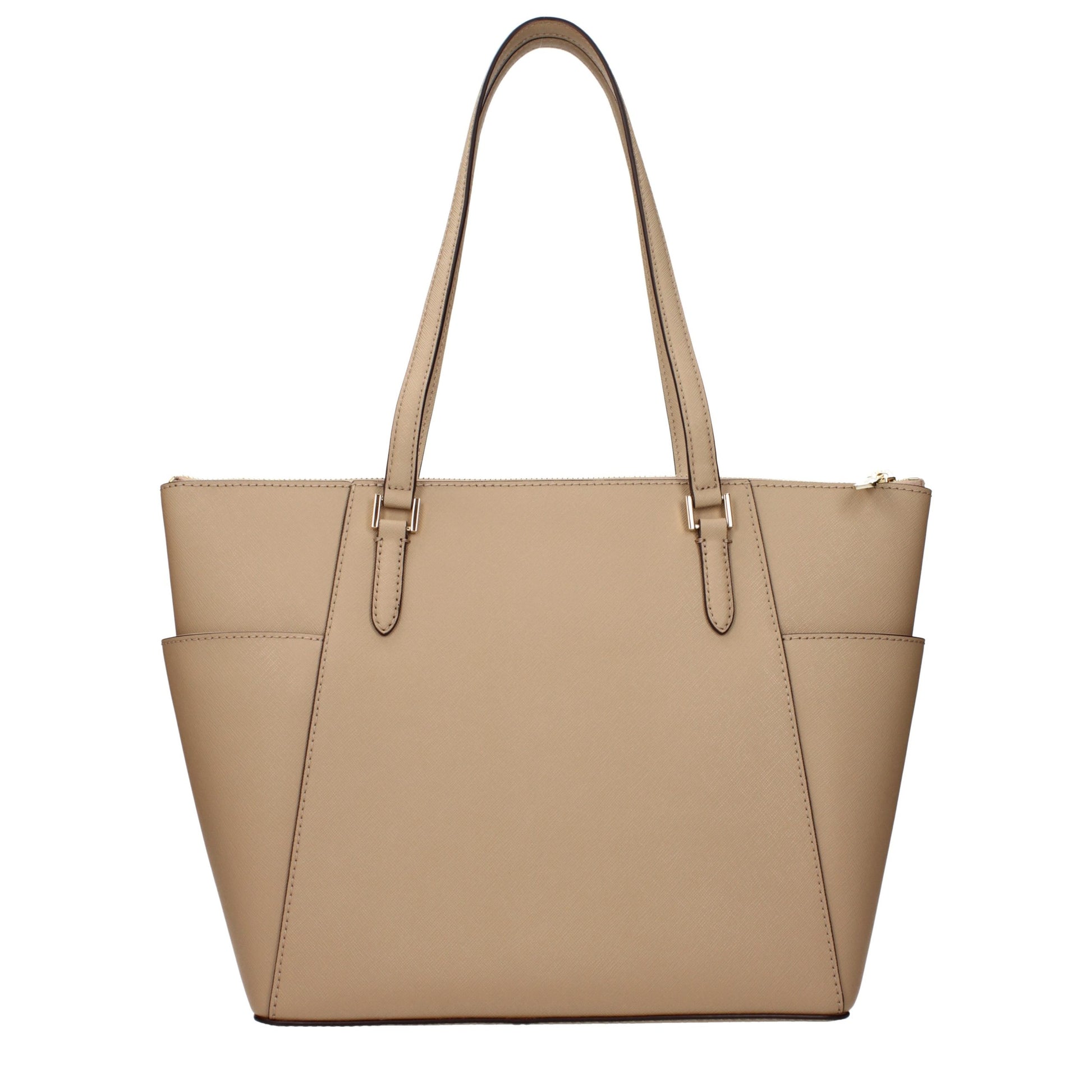Shoulder Bag by Michael Kors for women in leather beige features a effortless chic silhouette with a secure , ample , and versatile shoulder-strap for a effortless chic finish.