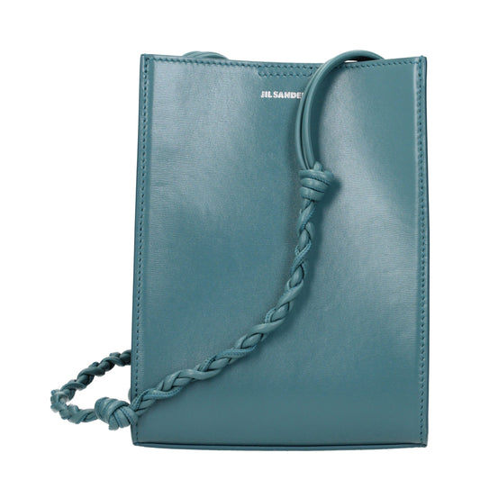 Jil Sander Leather Crossbody Handbag - Green