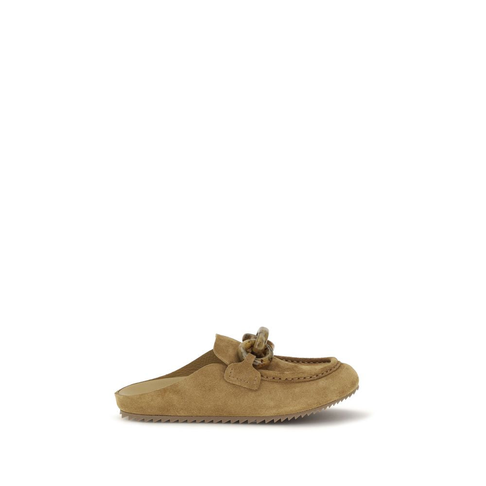 Mules Flat Shoes by Pedro García for women in tu resin & bos taurus cowhide suede leather beige & natural showcases a enchanting silhouette as part of the Women's TU Resin & Bos Taurus Cowhide Suede Leather Mules Flat Shoes collection, defined by a enchanting and for a enchanting look.