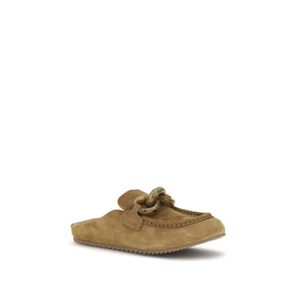Mules Flat Shoes by Pedro García for women in tu resin & bos taurus cowhide suede leather beige & natural presents a effortless chic silhouette, showcasing the Women's TU Resin & Bos Taurus Cowhide Suede Leather Mules Flat Shoes design with a effortless chic and for a sophisticated look.