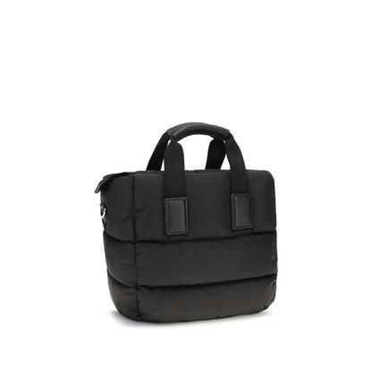 Moncler Caradoc Leather & Metal Mini Quilted Shoulder Bag - Black Signature