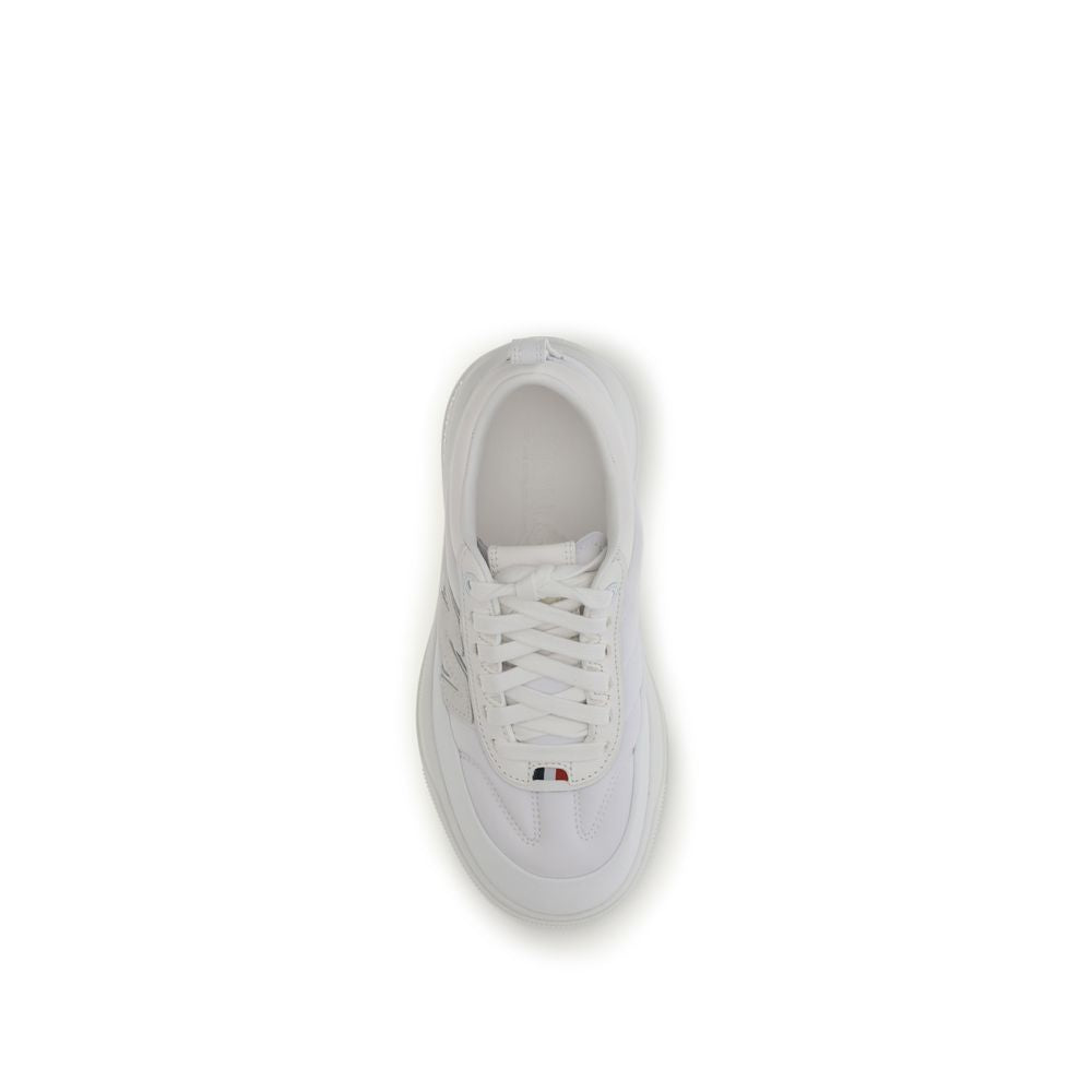 Athletic Sneakers by Moncler for women in tu eva polyamide suede leather white, signature & monogram features an exquisite silhouette, showcasing the premium athletic style of the Women's Athletic TU EVA Polyamide Suede Leather Sneakers with an exquisite finish.