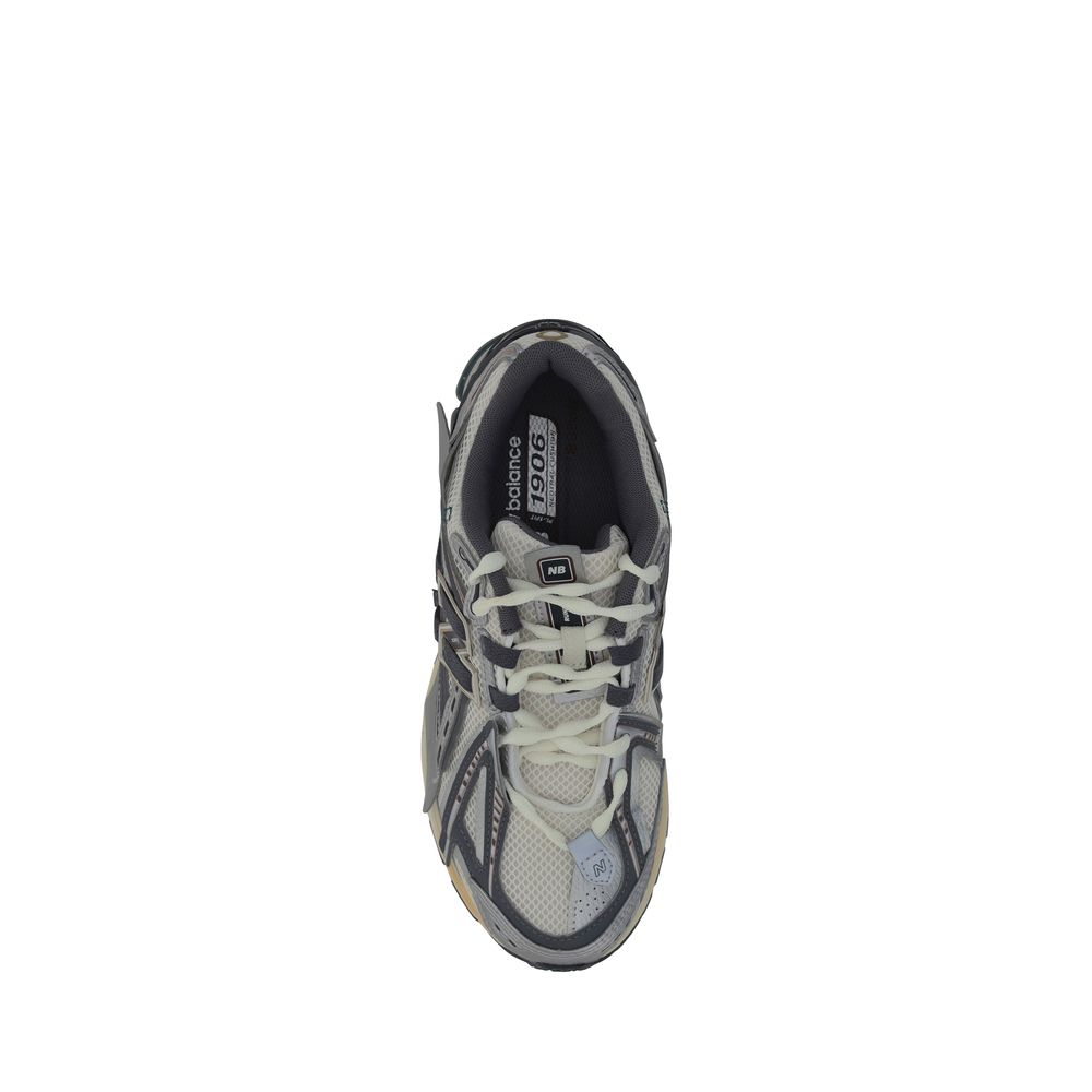 Athletic Sneakers New Balance men fabric mesh silver & monogram featuring a avant-garde Men's Athletic Fabric Mesh Sneakers design with a avant-garde athletic style for a refined finish.
