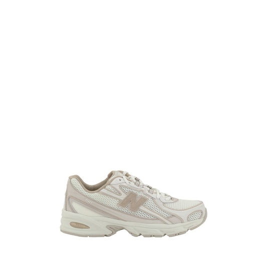 Athletic Sneakers by New Balance for women in bos taurus calf leather white & monogram presents a sleek silhouette, perfectly capturing the athletic style essence of Women's Athletic Bos Taurus Calf Leather Sneakers with its sleek design and premium finish.