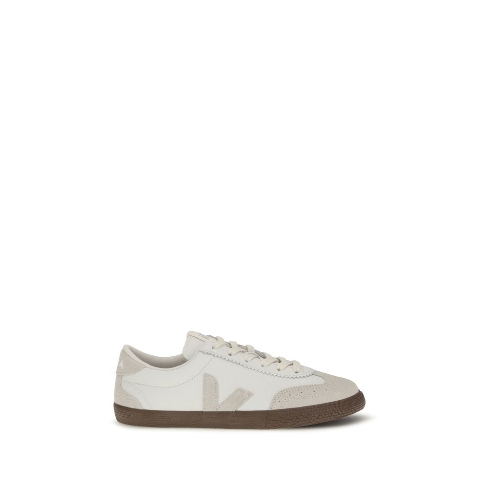 Sneakers by Veja for women in organic cotton & bos taurus suede calf leather white presents a on trend silhouette from the Women's Fashion Organic Cotton & Bos Taurus Suede Calf Leather Sneakers collection, showcasing a on trend fashion style for an elevated aesthetic.
