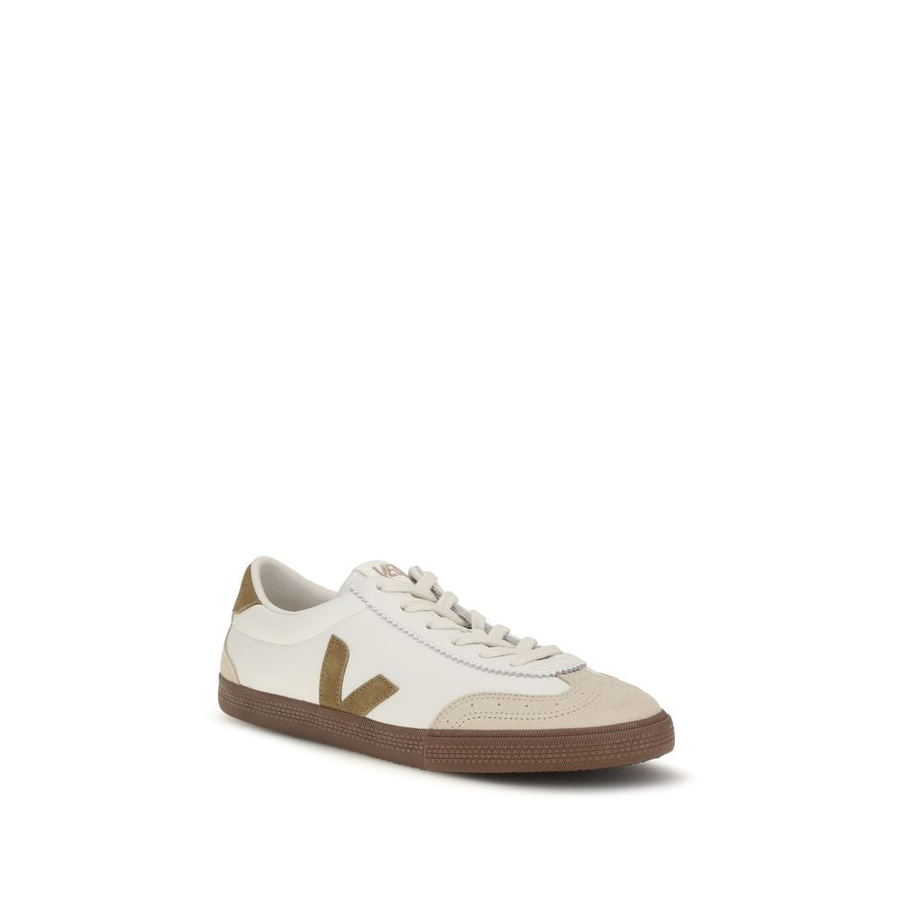 Athletic Sneakers Veja men organic cotton & bos taurus suede calf leather beige featuring a avant-garde Men's Athletic Organic Cotton & Bos Taurus Suede Calf Leather Sneakers design with a avant-garde athletic style for a refined finish.