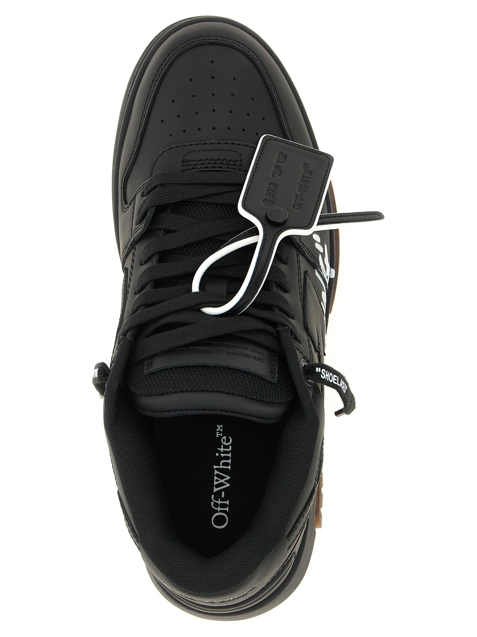 Sneakers by Off-White for men in polyester & calfskin leather bicolour, black, white, signature & print features a chic design, perfectly showcasing the chic low-top tennis style of this Men's Low Top Tennis Polyester & Calfskin Leather Sneakers.