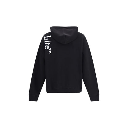 Sweatshirt Hoodie by Off-White for men in cotton black, white, signature & print features a edgy silhouette, detailed with a edgy hooded neckline and for a refined finish.