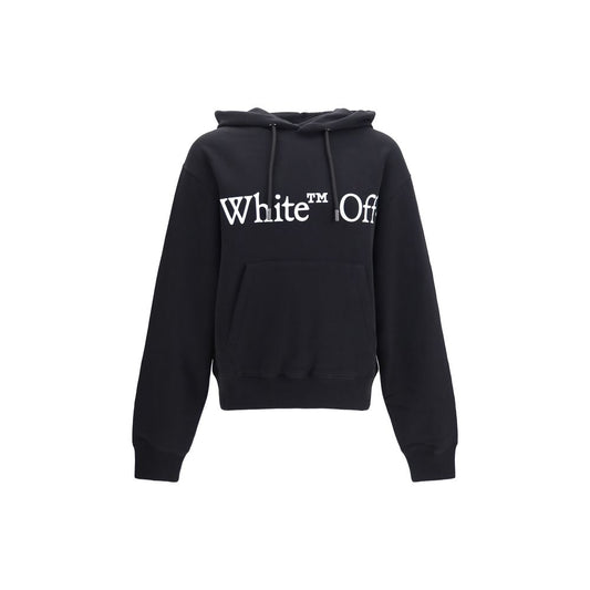 Sweatshirt Hoodie by Off-White for men in cotton black, white & print showcases a city-ready silhouette, artfully detailed with a signature hooded neckline and long-sleeve for a city-ready finish.