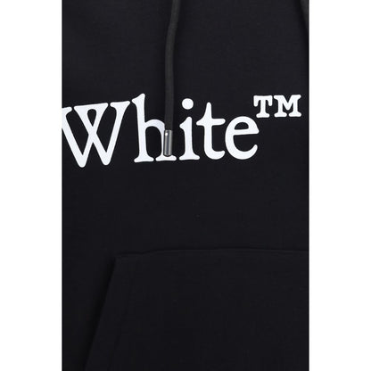 Sweatshirt Hoodie by Off-White for men in cotton black, white & print features a edgy silhouette, detailed with a edgy hooded neckline and for a refined finish.