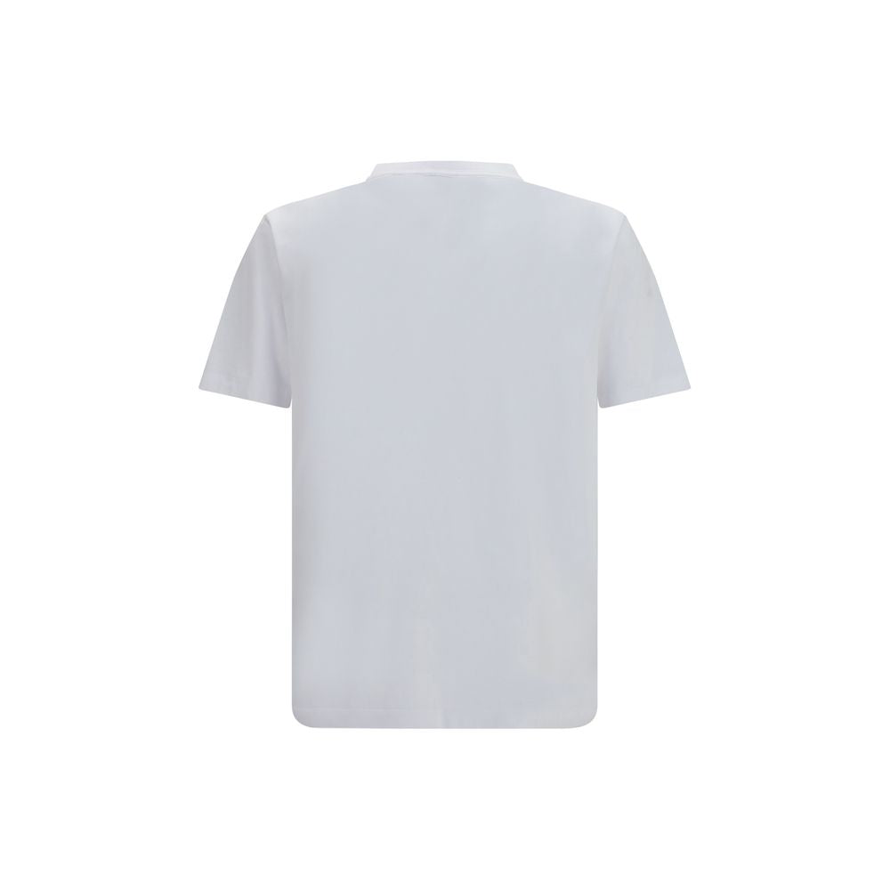 T-Shirt by Off-White for men in cotton white showcases a unassuming silhouette, artfully detailed with a refined crew neckline and unassuming for a sophisticated, contemporary look.