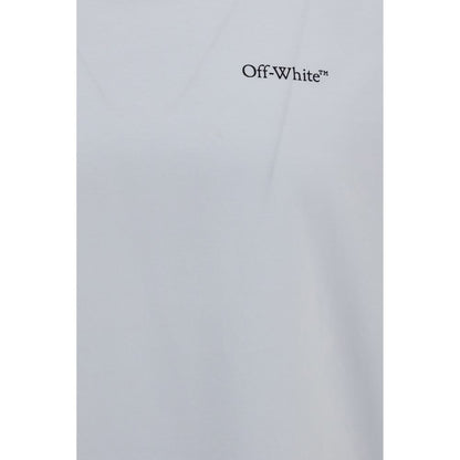 T-Shirt by Off-White for men in cotton white features a plush silhouette, showcasing a sophisticated crew neckline and for a truly plush finish.