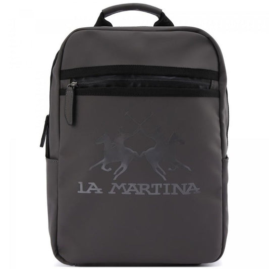 La Martina Polyamide Backpack - Gray