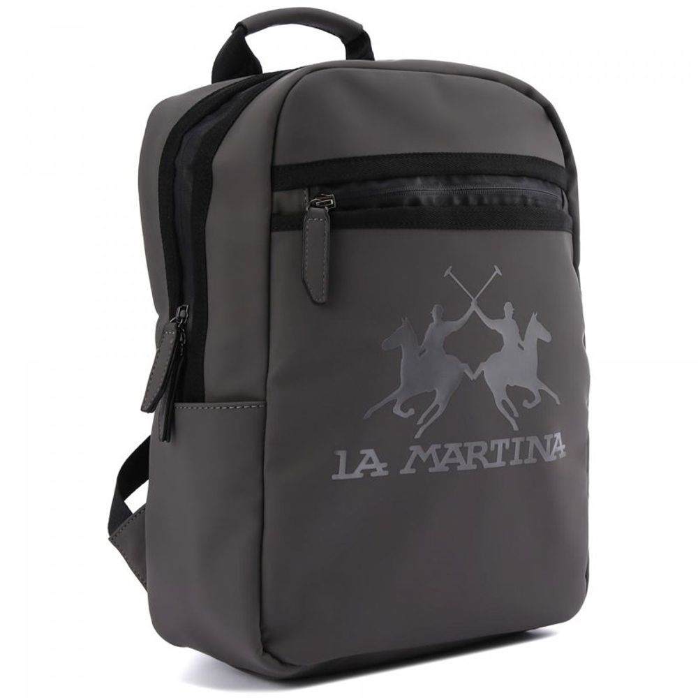 La Martina Polyamide Backpack - Gray