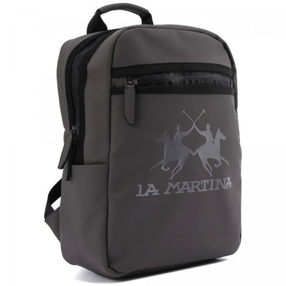 La Martina Polyamide Backpack - Gray