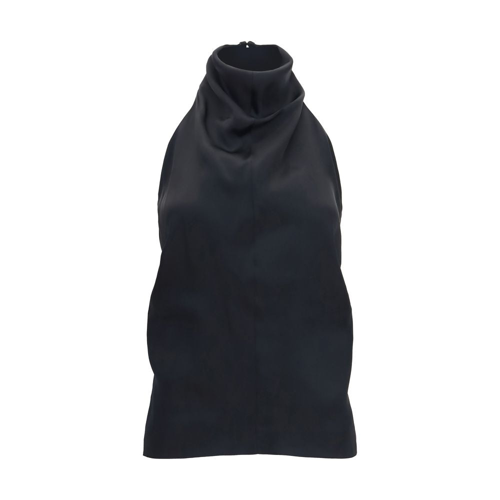 Khaite Women's Regular Fit Acetate & Viscose Blouse - Black