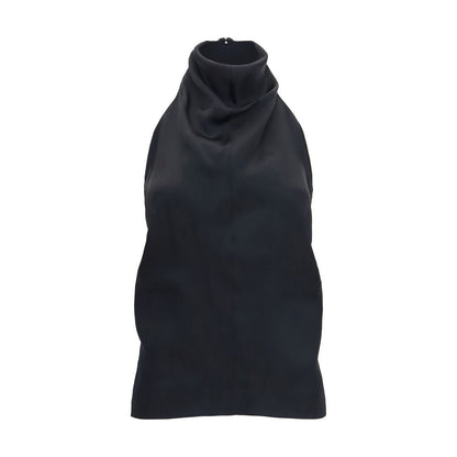 Khaite Women's Regular Fit Acetate & Viscose Blouse - Black