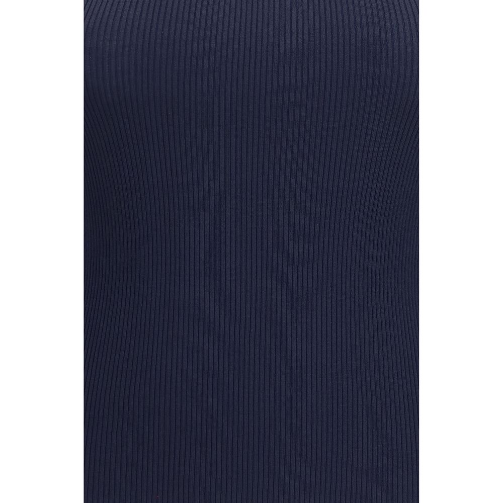 Tank Top by Max Mara for women in polyester & viscose blue showcases a sumptuous silhouette, artfully detailed with a sumptuous and for a truly sumptuous finish.