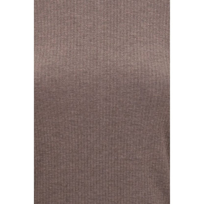 Sweatshirt by Max Mara for women in lyocell & silk brown & signature features an exquisite silhouette, showcasing and details for a exquisite look.