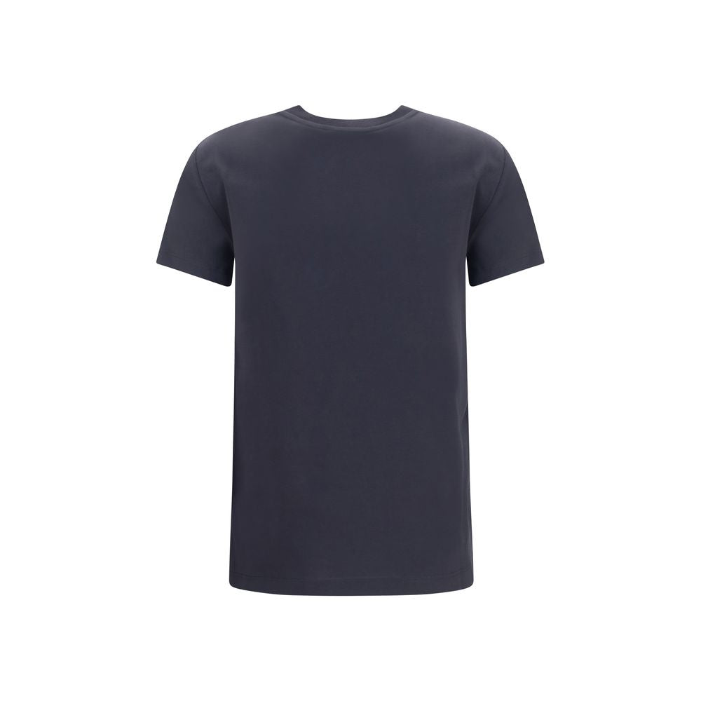 Activewear T-Shirt by Max Mara for women in cotton black, patterned & monogram features an ergonomic design with , highlighting a ergonomic length and ergonomic crew neckline for a high-performance look.