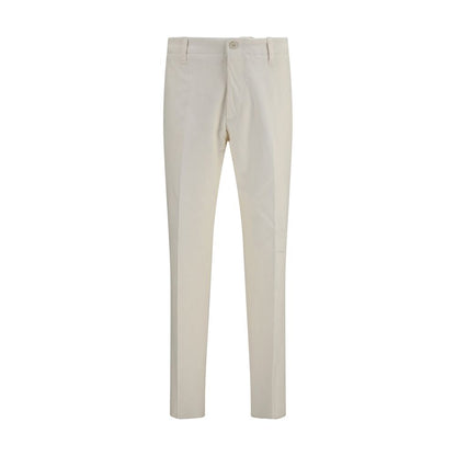 Casual Pants by Lardini for men in viscose beige features an refined tailoring silhouette, showcasing a premium straight-leg, regular-fit & wide with a and long cut for a refined tailoring look.