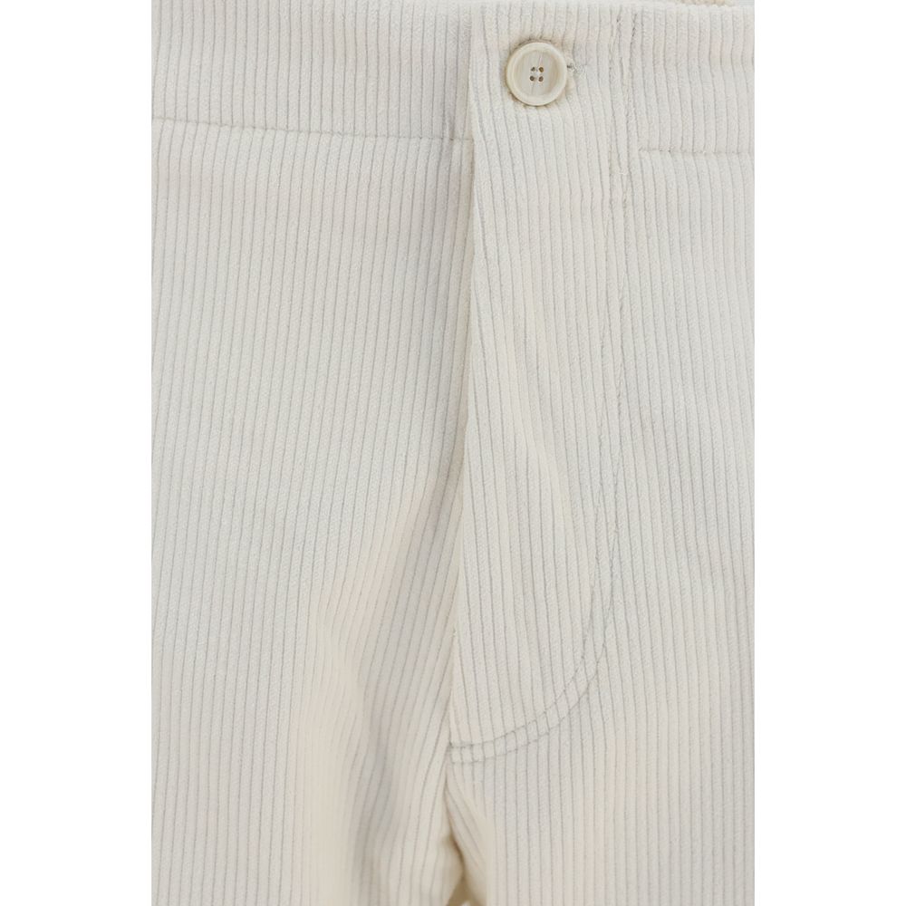 Casual Pants by Lardini for men in viscose beige features an sophisticated and straight-leg, regular-fit & wide with a precise long, creating a sophisticated and sophisticated silhouette.