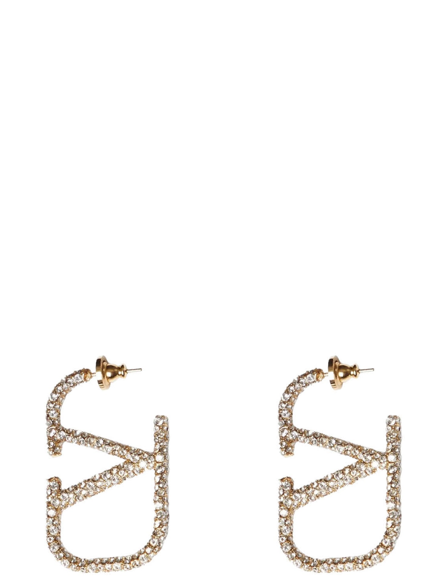 Valentino Garavani Gold Brass Earrings