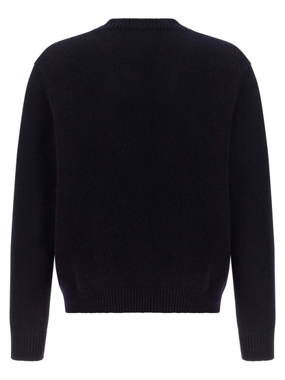 Cardigan by A.P.C. for men in wool navy & jacquard showcases a luxurious silhouette, meticulously detailed with a sophisticated and for a refined finish.