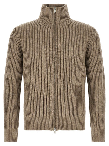 Overcoat by MM6 Maison Margiela for men in polyamide & wool beige & white showcases a enveloping silhouette, detailed with distinctive and a enveloping .