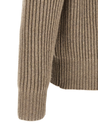 Overcoat by MM6 Maison Margiela for men in polyamide & wool beige & white features a contemporary silhouette showcasing a contemporary and refined for a sophisticated finish.