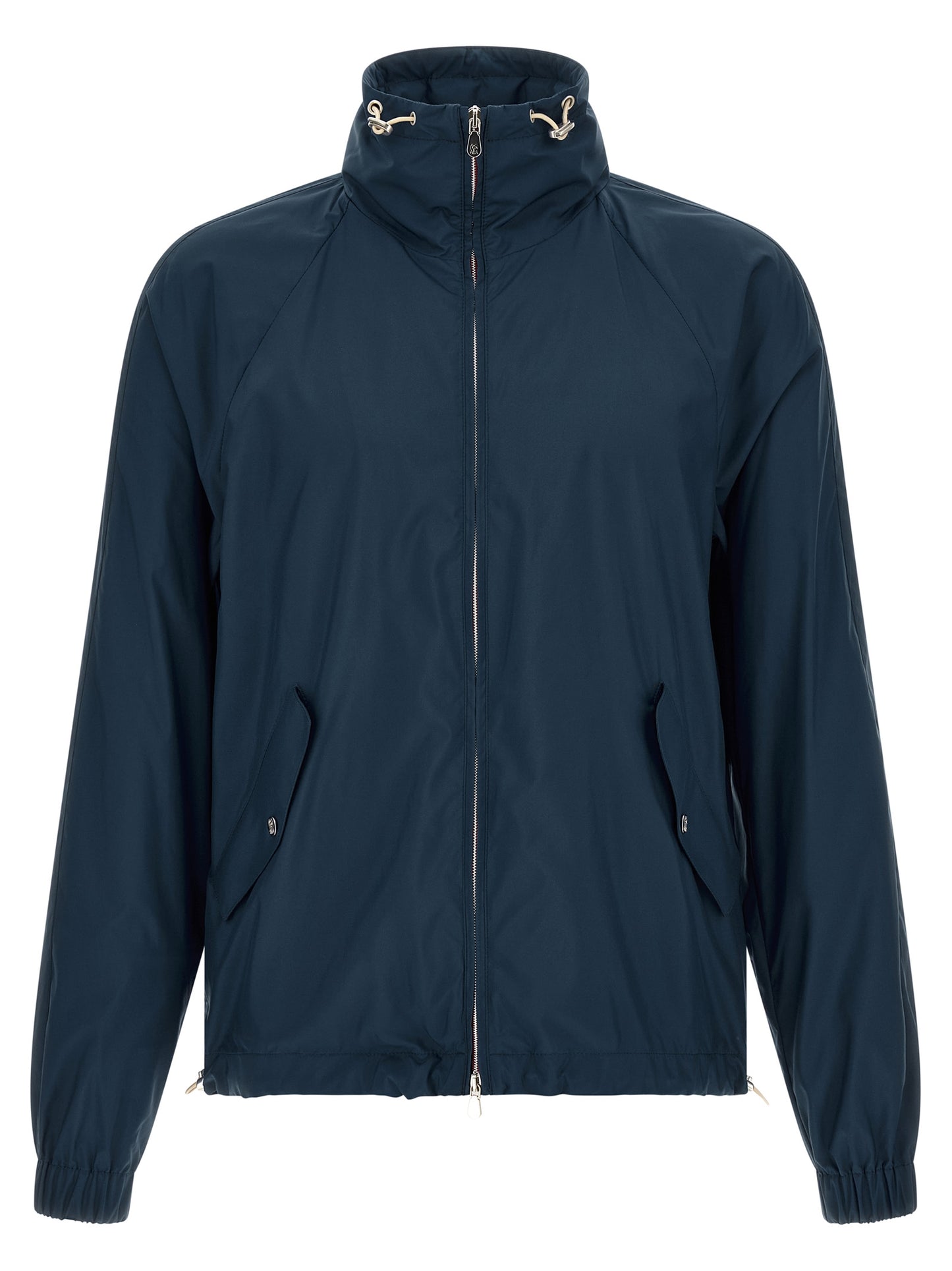 Overcoat by Brunello Cucinelli for men in polyester & nylon navy features a cosy chic silhouette, artfully detailed with a sophisticated and premium lightweight & pockets for a cosy chic finish.